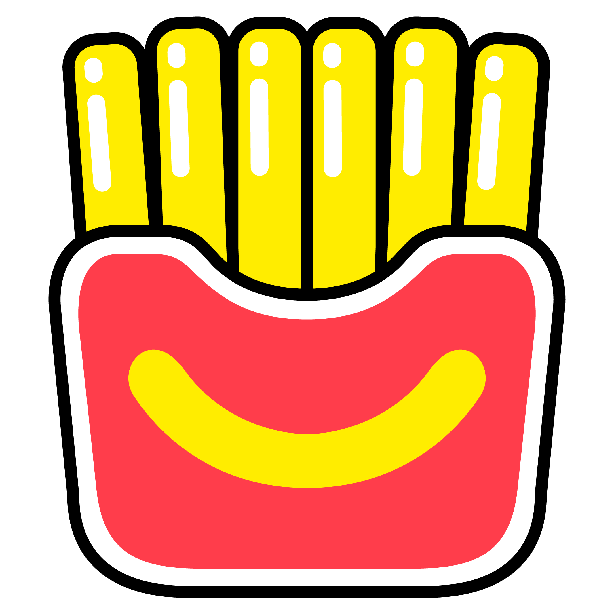 Fast Food Filled Outline 02